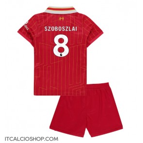 Liverpool Dominik Szoboszlai #8 Prima Maglia Bambino 2024-25 Manica Corta (+ Pantaloni corti)